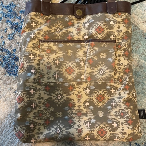 Ella Moss M/L Fringed Suede Leather Tote/handbag Black boho bag - Picture 15 of 16